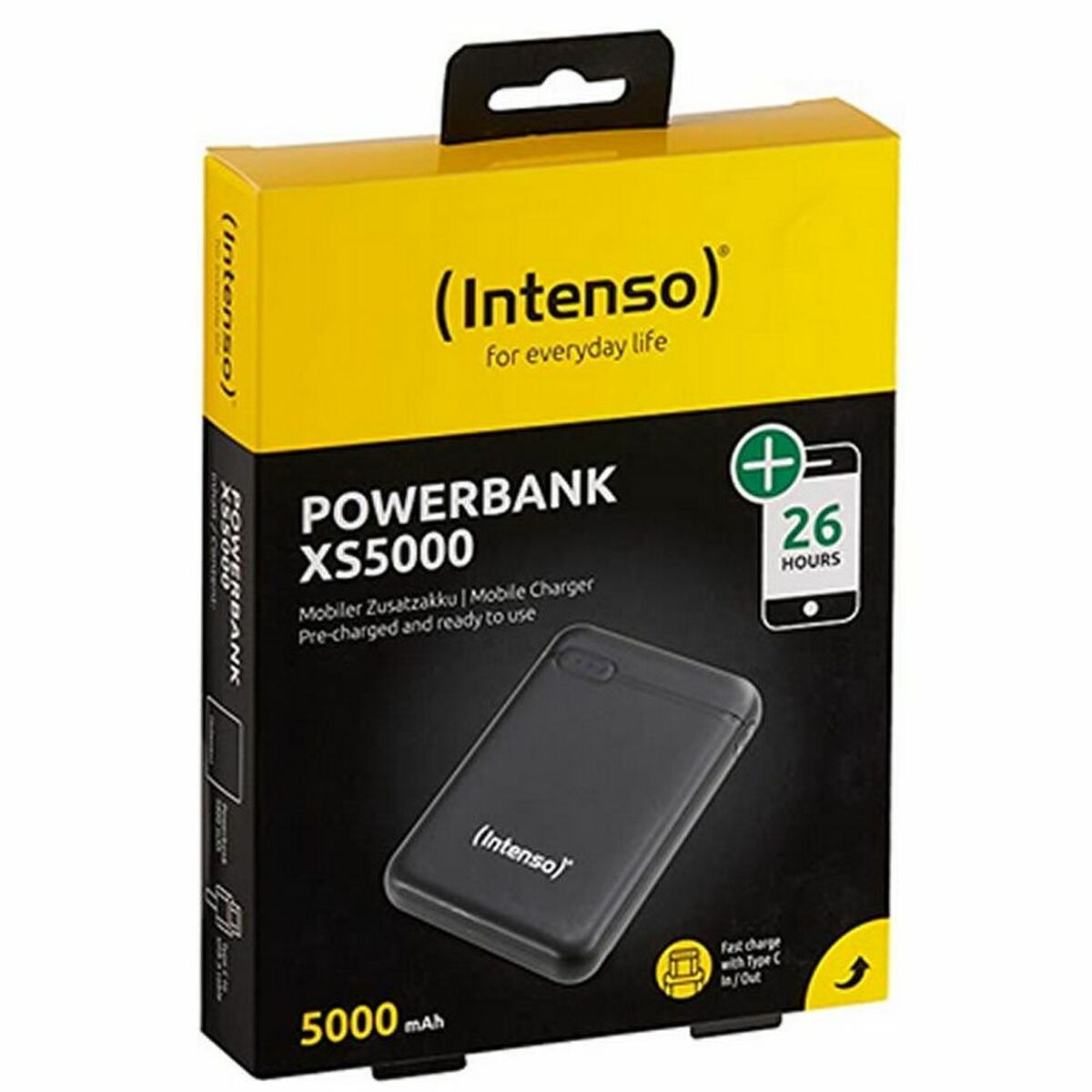 Powerbank INTENSO 7313520 5000 mAh Черен
